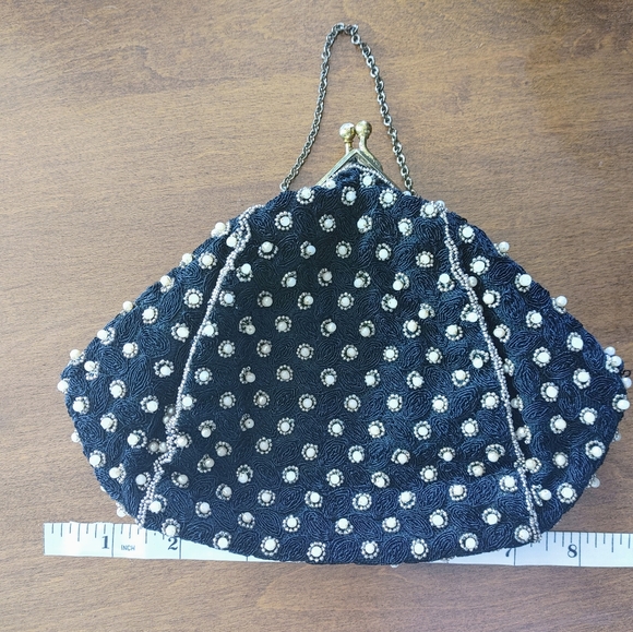 Vintage beaded handbag - Picture 9 of 12